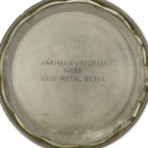 Vintage Wakmann Big Boy 13.36.00 Men Chronograph Watch Valjoux 234 Rare Serviced - Picture 9 of 10